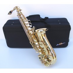 Saxofón Alto Gama profesional StarSMaker® SM-SXX08 "estilo Selmer 80II"
