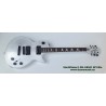 Guitarra eléctrica StarSMaker blanca sparkle