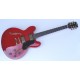 Guitarra eléctrica roja SM-GE016 StarSMaker Jazzy Gold10