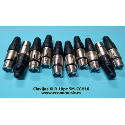 Clavijas conector XLR Lote de 10pc SM-CCH10