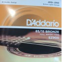 Cuerdas Guitarra acústica D´Addario EZ900