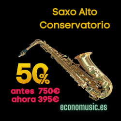 Saxofón Alto Gama profesional StarSMaker® SM-SXX08 "estilo Selmer 80II"