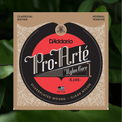 Cuerdas Guitarra clásica D´Addario Pro Arte J45 SM-GC01