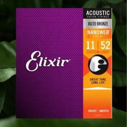 Elixir 6 cuerdas guitarra acústica 11027